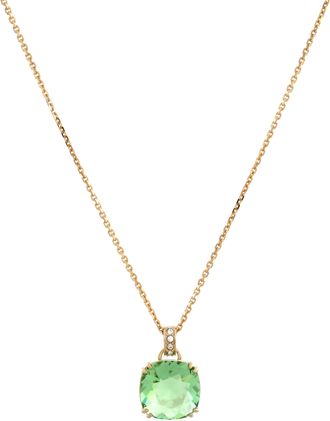 Swarovski Millenia 18k Gold Plated Cushion-Cut Necklace