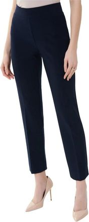Joseph Ribkoff Classic Straight Pant - Dames - Vrijetijds broeken - Blauw - XL - Polyester - Broeken