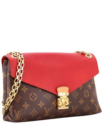 Louis Vuitton Red Monogram Canvas Pallas Chain (Authentic Pre-Loved)