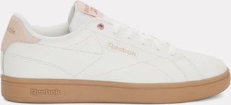Reebok Womens Reebok Court Clean In Chalk/Mutedclay/Pinkclay M