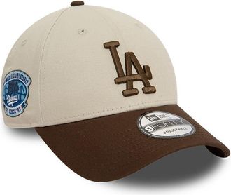 New Era Los Angeles Dodgers MLB 1st World Championship 1955 Sidepatch Stone Brown 9Forty Adjustable Cap - One-Size