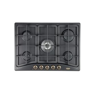 DeLonghi Placa De Gas Empotrada Delonghi Anf 57 Pro Antracita De 5 Fuegos