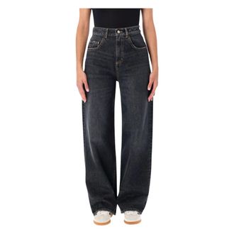 Icon Denim Los Angeles Poppy Wide Leg Jeans - - Jeans - Donna - Nero - W26