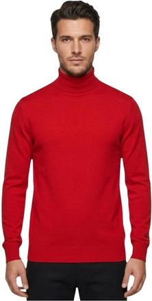 Daniele Alessandrini Maglia collo alto - Heren - Coltruien - Rood - L - Truien & Vesten