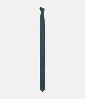 Vivienne Westwood Super Long Tie 8.5cm Uni Petrol Unisex