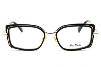 Max Mara MM5186 Rectangular Metal Eyeglasses - Black