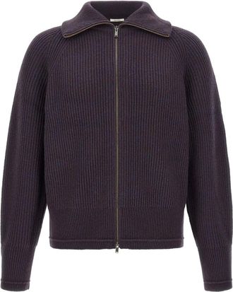 Entire studios Entire Studios - Blimp Full Zip Cardigan - Heren - Truien - Paars - Maat: Xl/2Xl Zijde