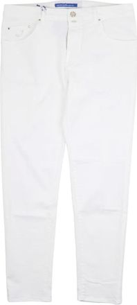 Jacob Cohen Slim-fit Jeans, male, White, Size: W36 Slim-fit Jeans