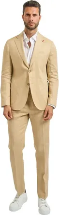 Mulish Hombre, Trajes, Beige, Talla: S