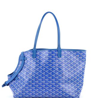 Goyard Chien Gris Pet Carrier Tote Coated Canvas