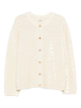 Bode Spotlight wool button cardigan - men - Wool - L - Neutrals