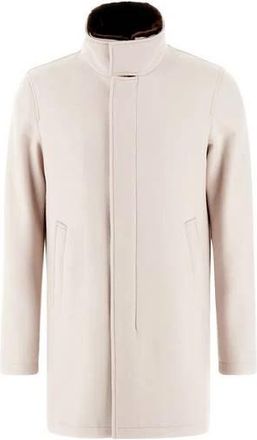 Herno Faux Fur Autojas met Kraag - Heren - Parka Jassen - Wit - 2XL - Jassen