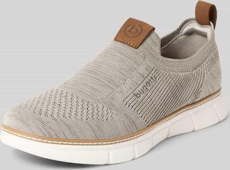 Bugatti Sneaker mit Logo-Detail Modell Pasadena in Beige, Gr&ouml;&szlig;e 40