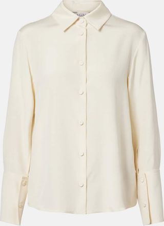 Max Mara Voliera silk-blend cady shirt