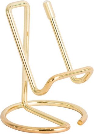 No Brand Soporte De Escritorio Para Tel&eacute;fono De 2 Piezas, Bonito Soporte De Metal Dorado Para Tel&eacute;fono, Accesorio De Escritorio, Apto Para Todos Los Tel&eacute;fonos,