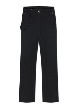 Courr&egrave;ges Flare Interlock Tracksuit Pants