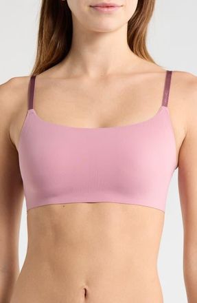 Calvin Klein Bralette in Soft Mauve at Nordstrom, Size X-Small
