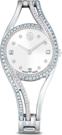 Swarovski Hyperbola Bangle Horloge - unisex - Accessoires - Grijs - Maat: ONE Size