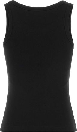 Kenzo Womens Boke Tank Top Black Cotton Elastane Sweater