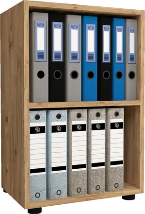 ebuy24 Estante De Archivo De Oficina De Madera Ulas 2f 74x49x32 - Vcm
