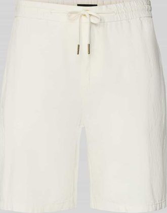 Scotch & Soda Shorts aus Baumwoll-Leinen-Mix Modell FAVE in Offwhite, Gr&ouml;&szlig;e 30