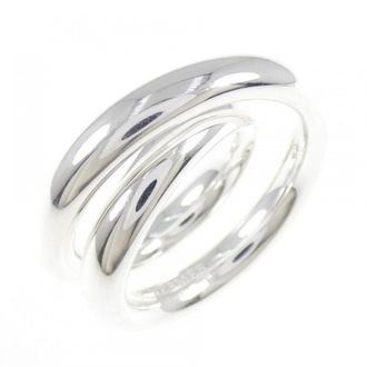 Herm&egrave;s Silver 925 Band Ring (Pre-Owned)