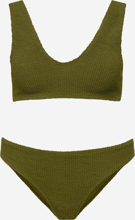 Sorbet Island Womens Bikini Noa Khaki Polyester Swimwear Sea Clothing