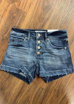 Kancan Womens Erica Jean Shorts In Medium Wash
