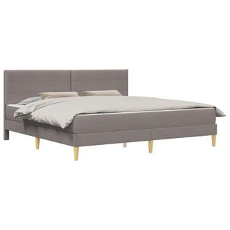 vidaXL Estructura De Cama Taup&eacute; 180 X 200 Cm Poli&eacute;ster Vidaxl