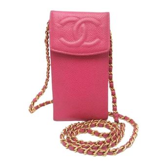 Chanel Pre-owned Mini Bags, female, Pink, Size: ONE SIZE Pre-owned Vintage Mini Shoulder Bag