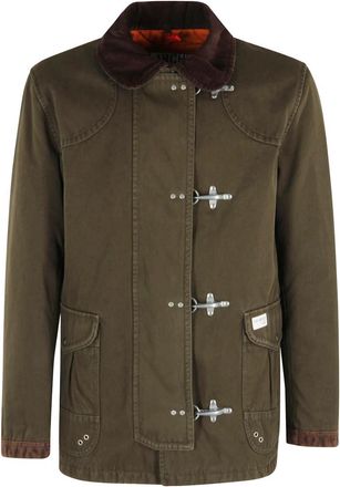 Fay 4 Hooks Archive Jacket - Heren - Zomerjassen - Groen - L - Katoen - Jassen