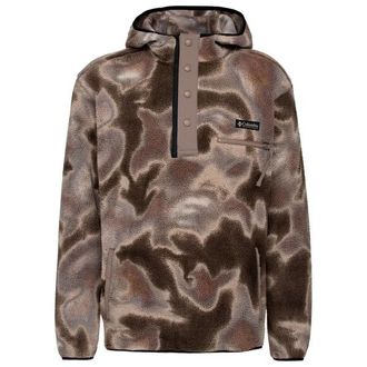Columbia Helvetia II Printed Hoodie Fleecepullover f&uuml;r Herren | braun