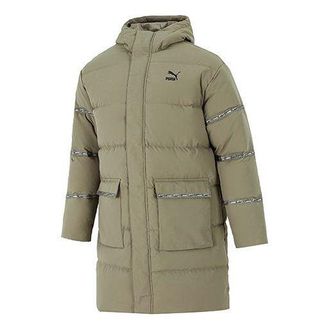 Puma Classic Long Down Jacket Green 846422-43