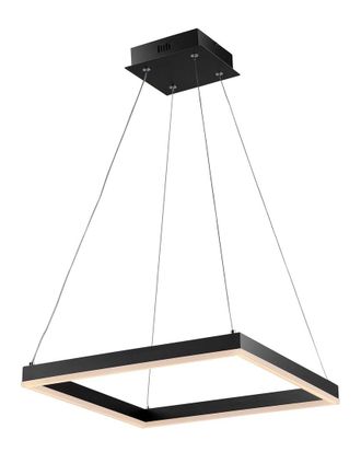 Jonathan Y Designs Jonathan Y Nero 15.75In Square Integrated Led Pendant Light