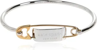Kate Spade New York Accessoires, Dames, Grijs, ONE Size, Armband met gegraveerd logo