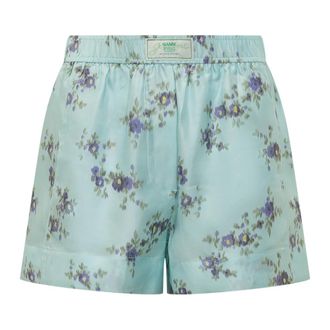 Ganni Casual Shorts, female, Blue, Size: 2XS Shorts