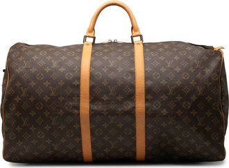 Louis Vuitton Pre-owned Womens Monogram Keepall 60 - Brown Textile - One Size