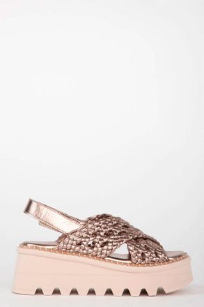 Homers Womens Alison Platform Sandals In Bronze