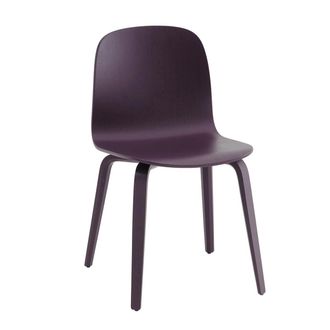 MUUTO Visu Stuhl, dark plum