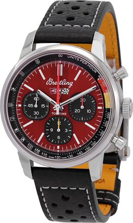 Breitling Pre-owned Breitling Top Time B01 Chevrolet Corvette Chronograph Automatic Chronometer Red Dial Mens Watch AB01761A1K1X1