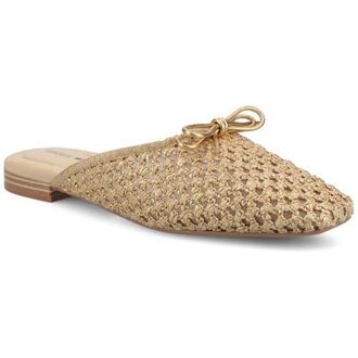 Birdies The Lovebird Slide in Gold Openweave at Nordstrom, Size 10.5