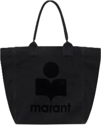 Isabel Marant Tassen, Dames, Zwart, ONE Size, Katoen, Small Yenky