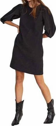 Velvet Zina Courduroy Dress In Black