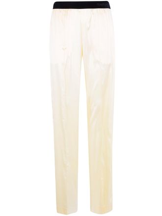 Tom Ford Stretch Silk Satin Pj Pants