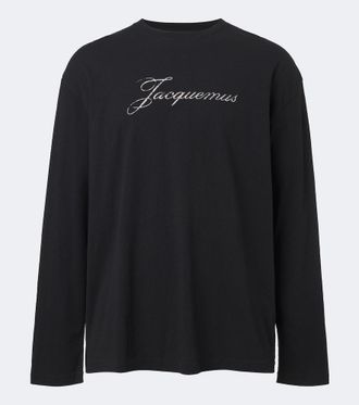 Jacquemus Logo cotton and hemp jersey T-shirt