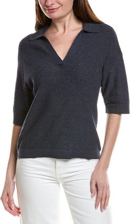 Tommy Bahama Diagonal Stitch Polo Sweater