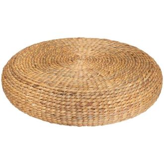 Atmosphera Atmosphera - Pouf in giacinto d acqua intrecciato wond cr&eacute;ateur dint&eacute;rieur
