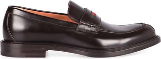 Gucci Brown Leather Loafers