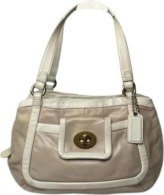 Coach Pre-owned Shoulder Bag - Dames - Vintage Schoudertas - Veelkleurig - ONE Size - Leer - Vintage