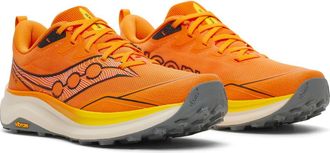Saucony Peregrine 16 Running Shoe in Fuego/cyber at Nordstrom, Size 10.5
